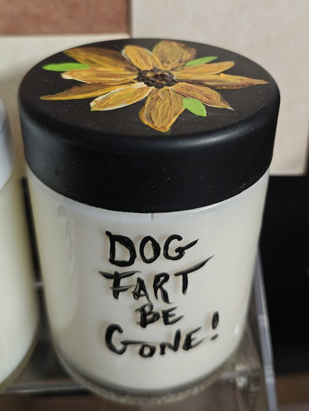 Dog Fart Be Gone - Handmade Candle - All Natural